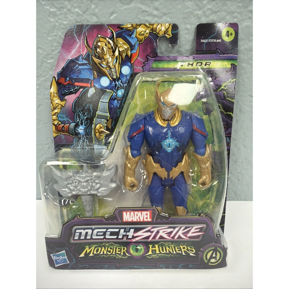 Marvel Avengers Thor Mech Strike Monster Hunters 6 Inch Action Figure Hasbro New